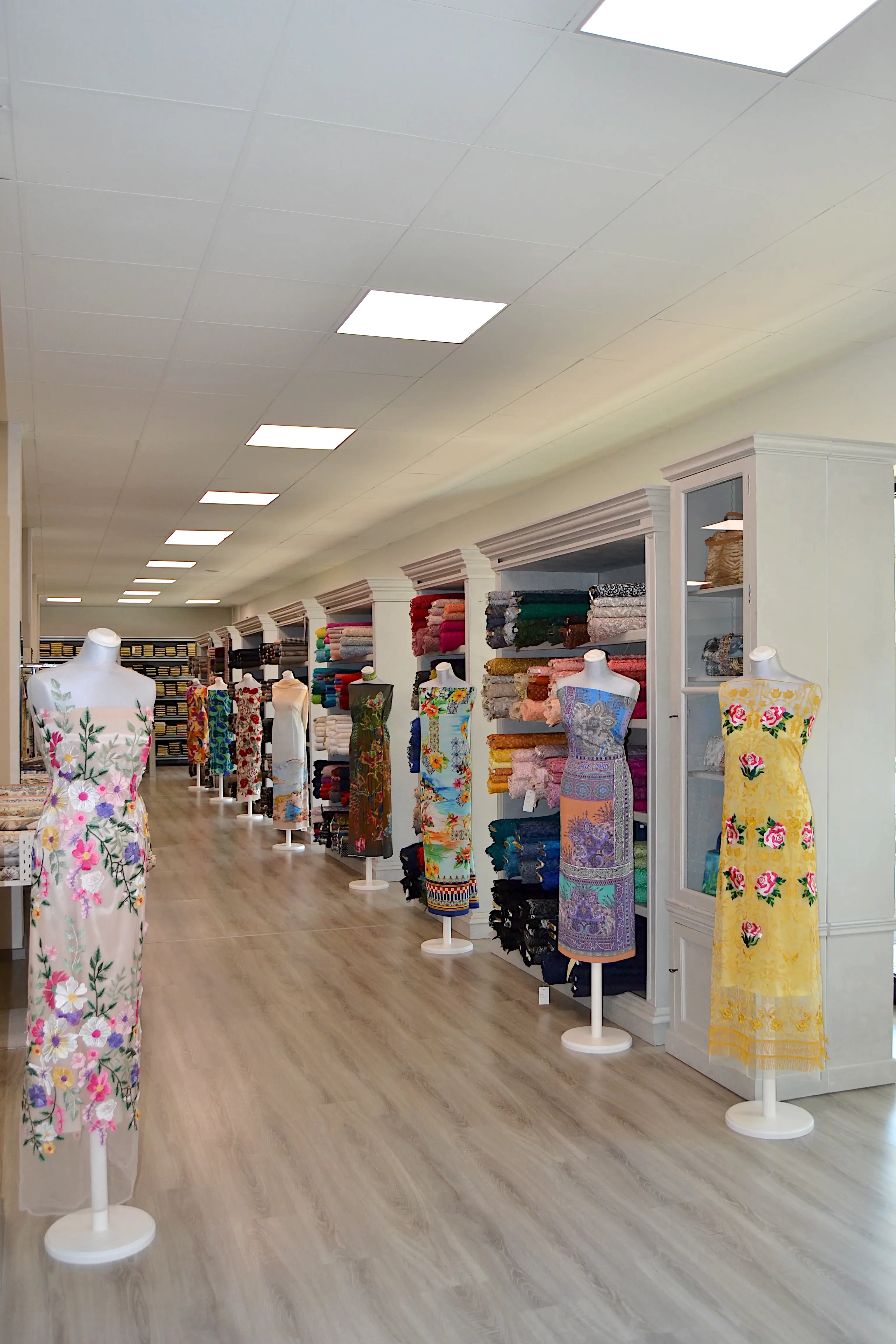 Tessilandia interno negozio